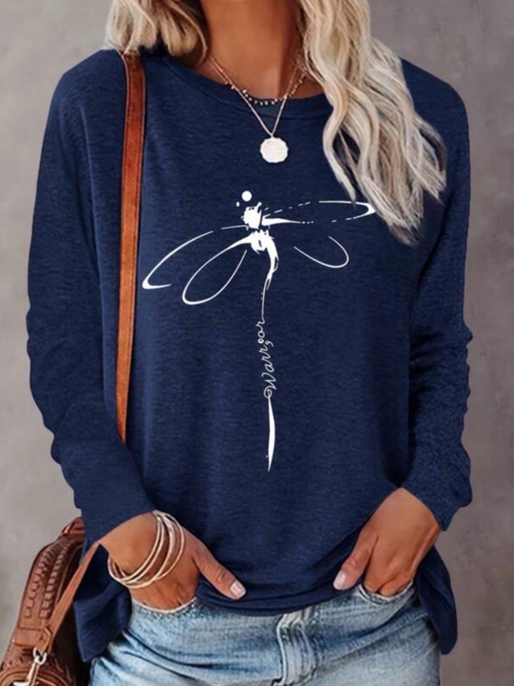 DRAGONFLY CREW NECK “WARRIOR” TOP - Picture 7 of 7
